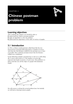 Chinese postman problem