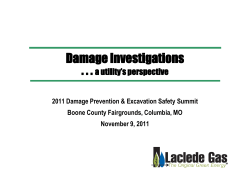 Damage Investigations Part 2 - Missouri Common Ground Alliance
