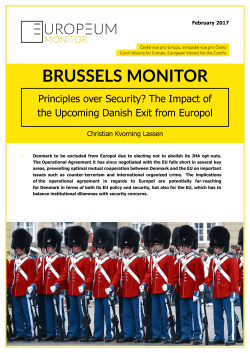 The Impact of the Upcoming Danish Exit from Europol