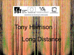 Long Distance Tony Harrison