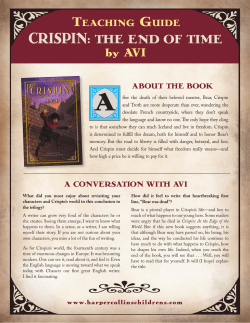 crispin: the end of time