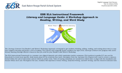 Grade 4 ELA Framework