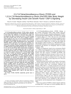2,3,7,8-Tetrachlorodibenzo-p-Dioxin (TCDD)
