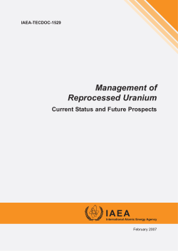 Management of Reprocessed Uranium