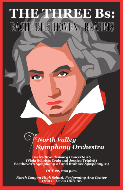 THE THREE Bs - North Valley Symphony Orchestra