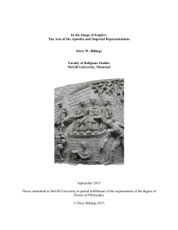 In the Image of Empire: The Acts of the Apostles