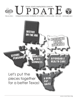 update - Texas State Employees Union