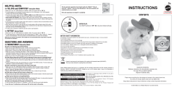 instructions - Service Mattel