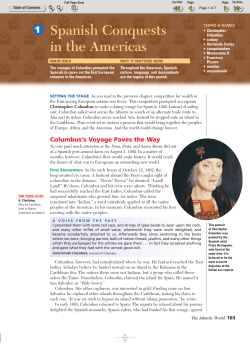 Ch4Sec1 Spanish Conquests in the Americas