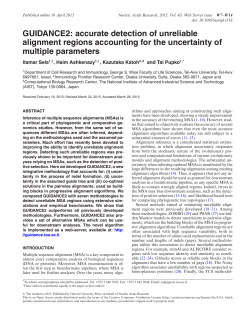 GUIDANCE2: accurate detection of unreliable alignment regions
