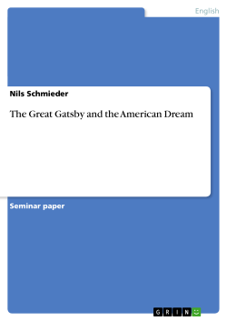 The Great Gatsby and the American Dream, American