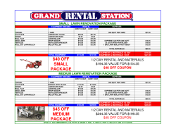 Lawn Renovation Package