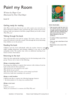 Paint my Room - Alpha Literacy