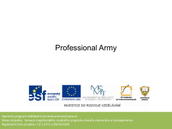 A fully professional army