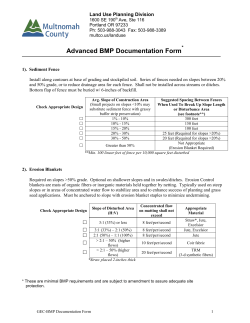 GEC Best Management Practices Form