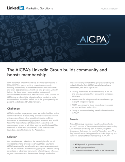 The AICPA LinkedIn Group drives 40% growth in membership. Read