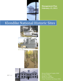 Klondike National Historic Sites
