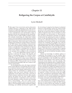 Chapter 11 Refiguring the Corpus at Catalh&ouml;y&uuml;k
