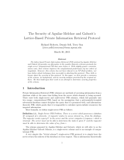 The Security of Aguilar-Melchor and Gaborit`s
