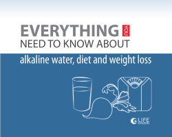 alkaline water, diet and weight loss
