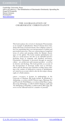 The Globalisation of Charismatic Christianity - Assets
