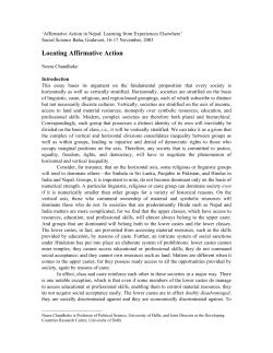 Locating Affirmative Action