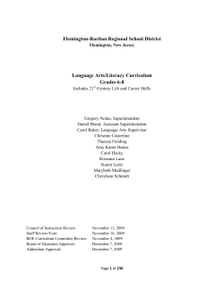 Grades 6-8 - Flemington-Raritan School District