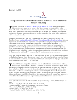 january 21, 2016 - Alliance for Justice