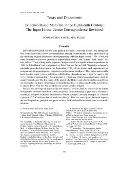 Texts and Documents