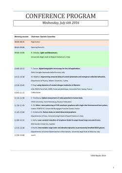 conference program