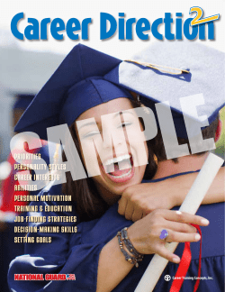 Priorities Personality styles Career interests abilities Personal