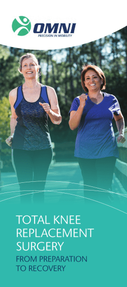 TOTAL KNEE REPLACEMENT SURGERY