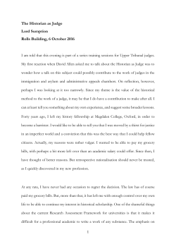 The speech - The Supreme Court