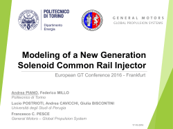 Diesel Injector in a Virtual Engine Test Bench for Combustion and