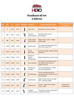 Roadbook 60km eng - HERO S&uuml;dtirol Dolomites