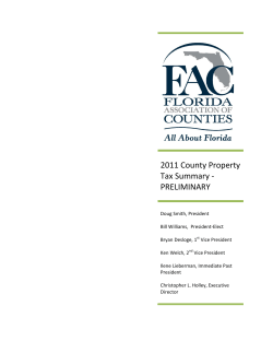 2011 County Property Tax Summary