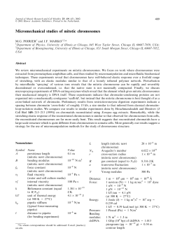 Micromechanical studies of mitotic chromosomes