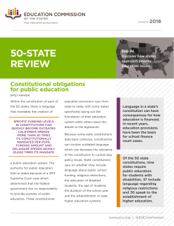 50-State Review - Education Commission of the States