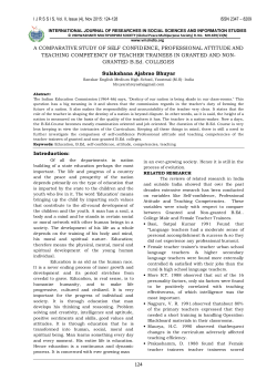 - International Journal for Researches in Social Science