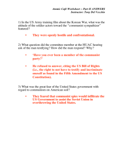 Atomic Cafe Worksheet - keio-global