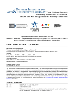 2015 Summit Brief - Americans for the Arts