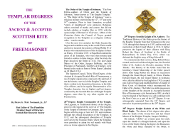 templar degrees - Houston Scottish Rite