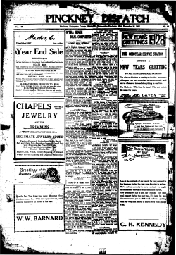 12-28-1927 - Village of Pinckney