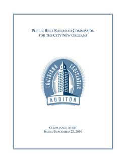 Public Belt Railroad Commission for the City of New Orleans