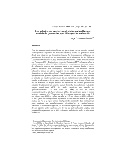 Are Formal and Informal Labor Market Wages Different