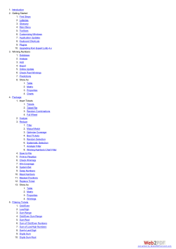 Expert Lotto Documentation