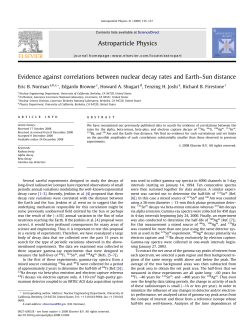 Evidence against correlations between nuclear decay rates and
