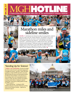 Marathon miles and sideline smiles