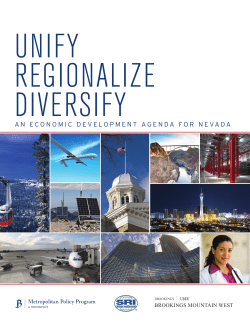 an economic development agenda for nevada