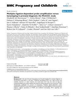 Multiplex ligation-dependent probe amplification versus karyotyping